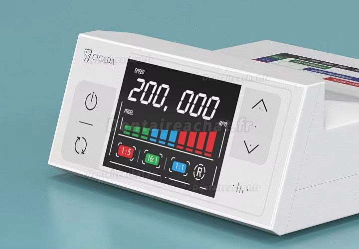 Moteur électrique sans balais CICADA E-Type dentaire avce lumiere